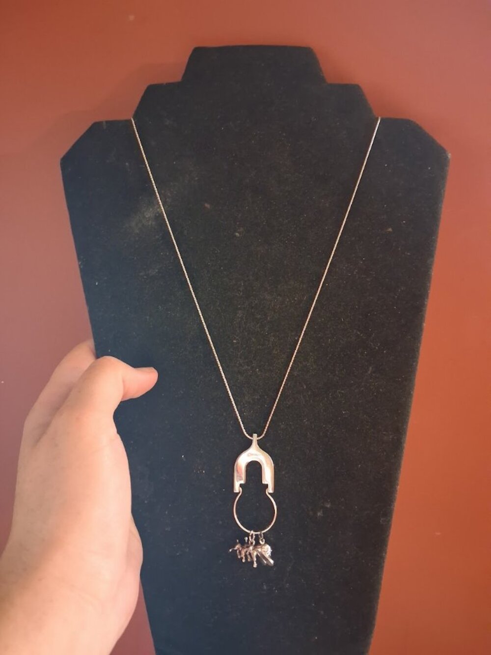 Unusual 28 inch Monet statement necklace